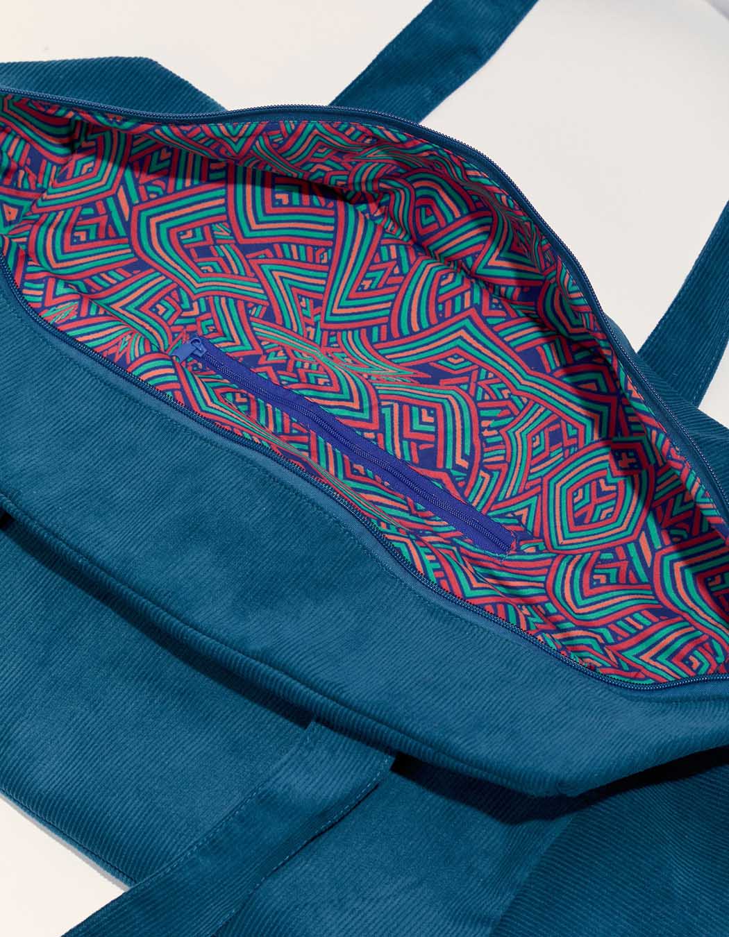 Grand sac week-end velours
 MALAI