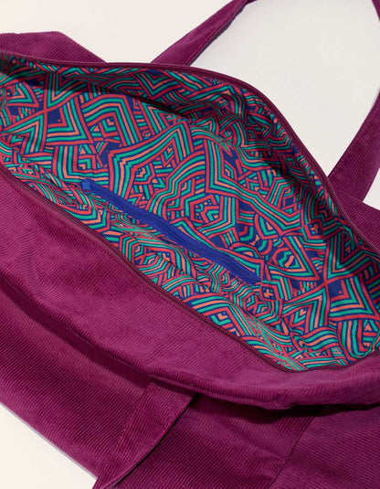 Grand sac week-end velours
 MALAI