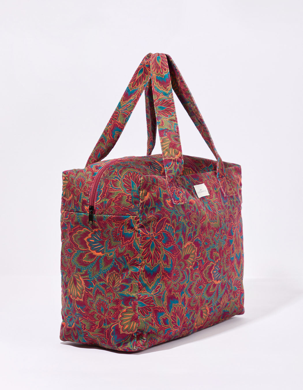 Grand sac week-end coton imprimé MALAI