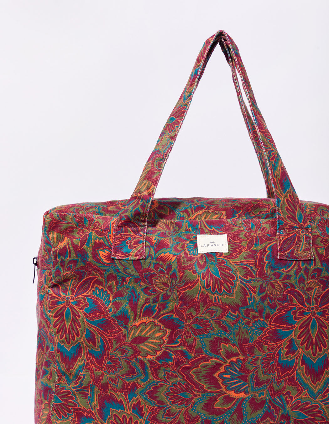Grand sac week-end coton imprimé MALAI