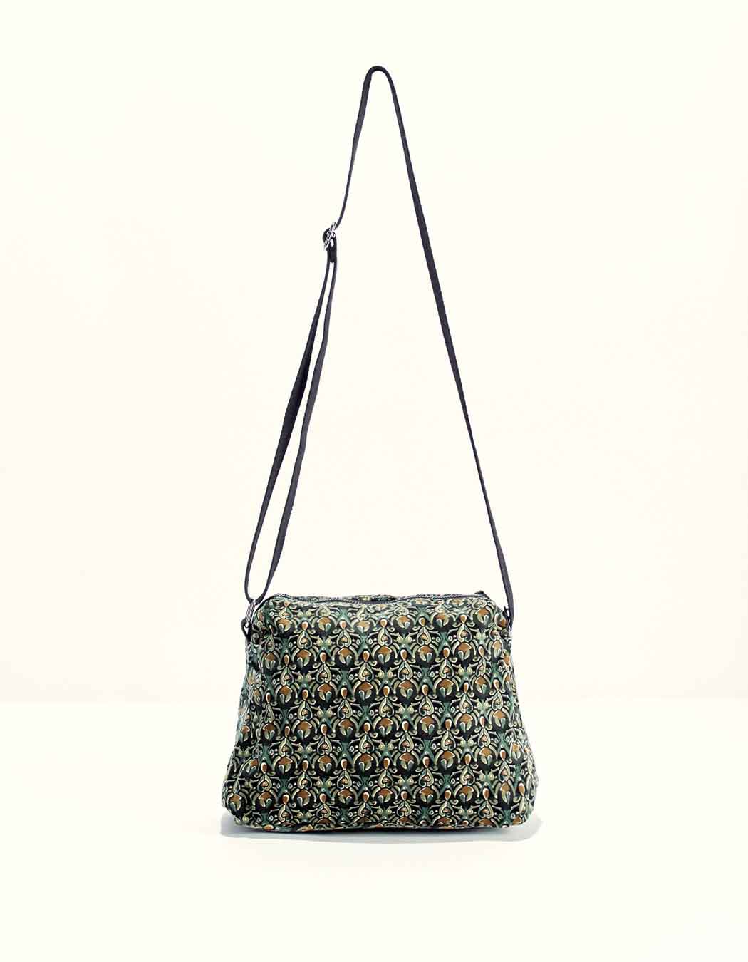 Sac bandoulière velours VIK