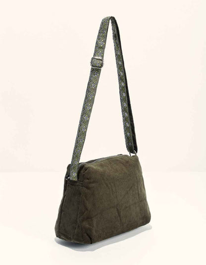 Sac bandoulière velours VIK