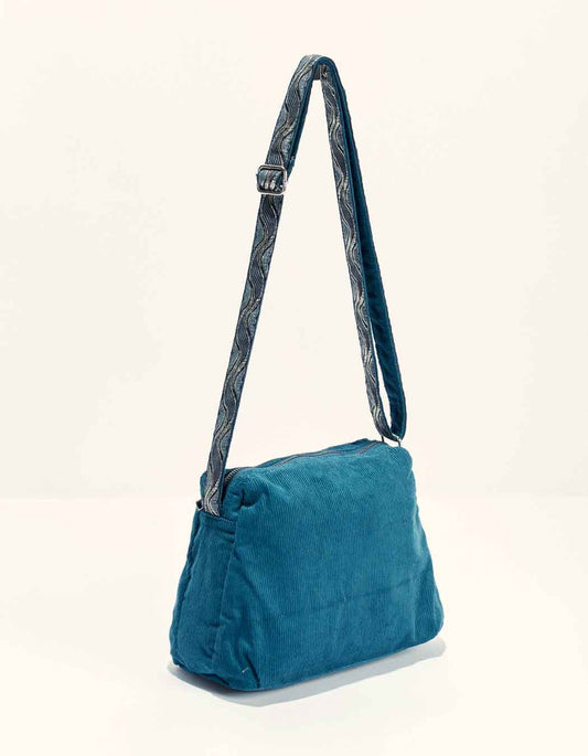 Sac bandoulière velours VIK
