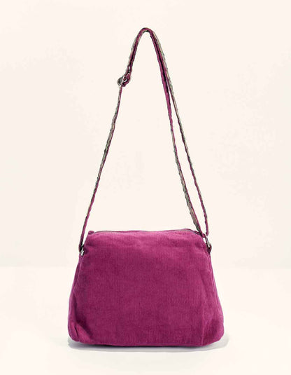 Sac bandoulière velours VIK