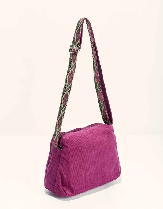 Sac bandoulière velours VIK