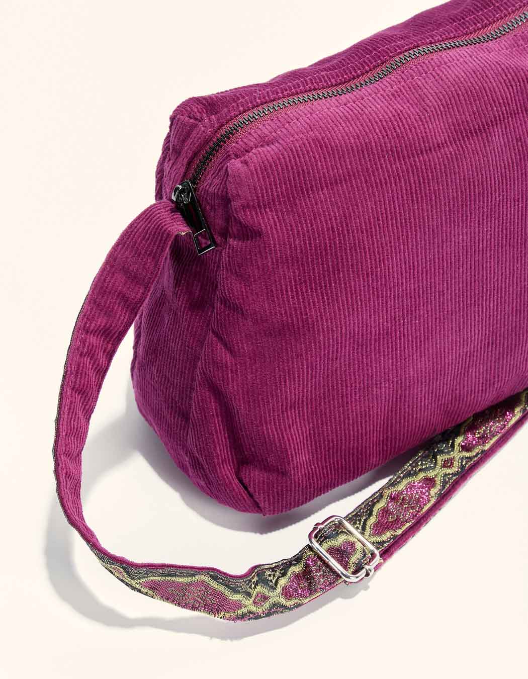 Sac bandoulière velours VIK