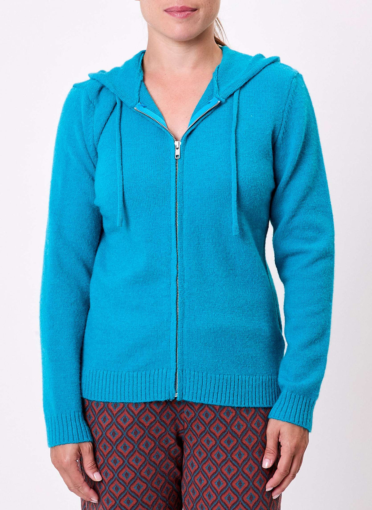 Gilet zippé maille unie à capuche GARREN
