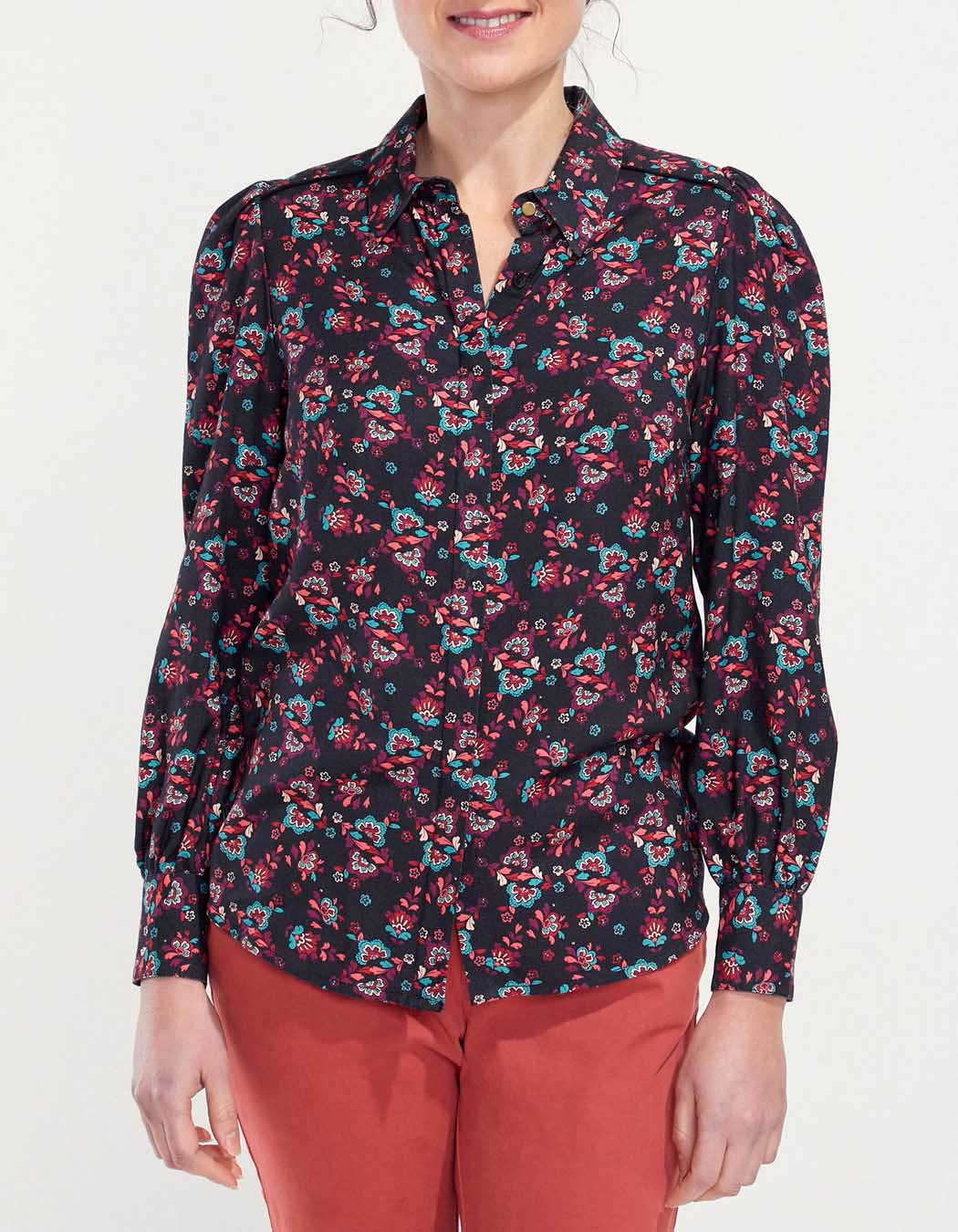 Chemisier fluide imprimé MOTHIARI