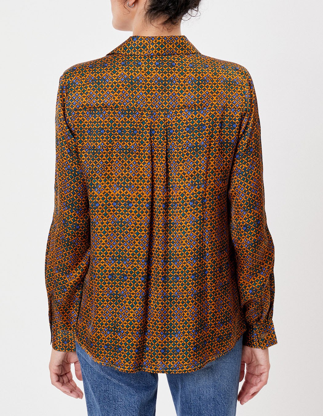 Chemise coupe droite imprimée REY