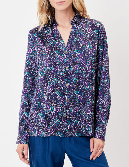 Chemise coupe droite imprimée REY