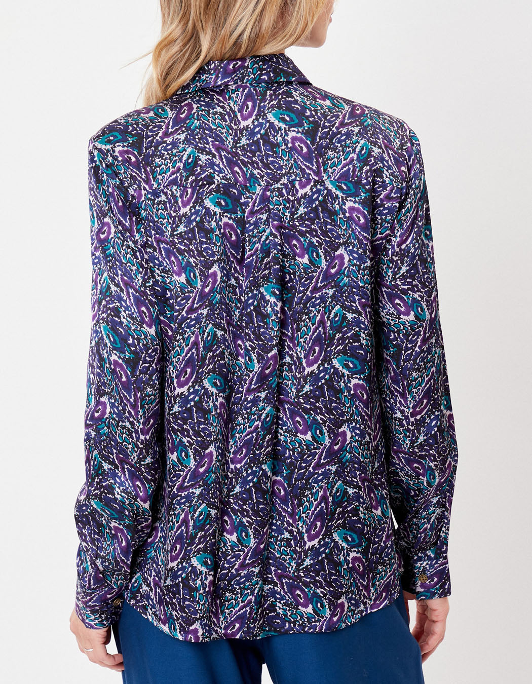 Chemise coupe droite imprimée REY