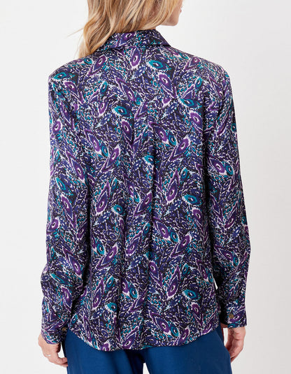 Chemise coupe droite imprimée REY
