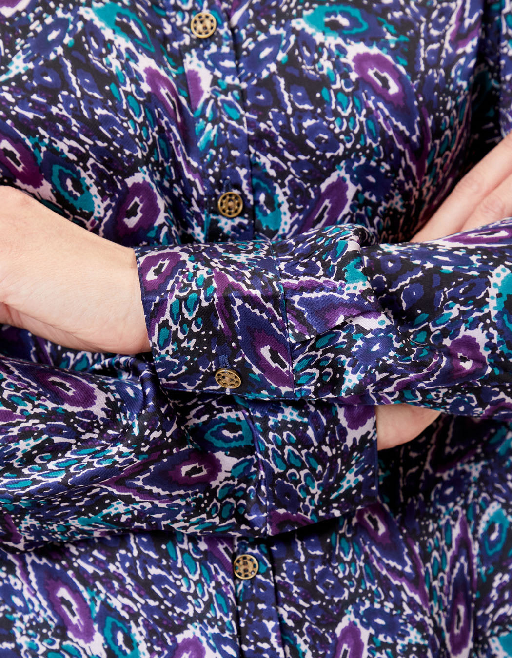 Chemise coupe droite imprimée REY