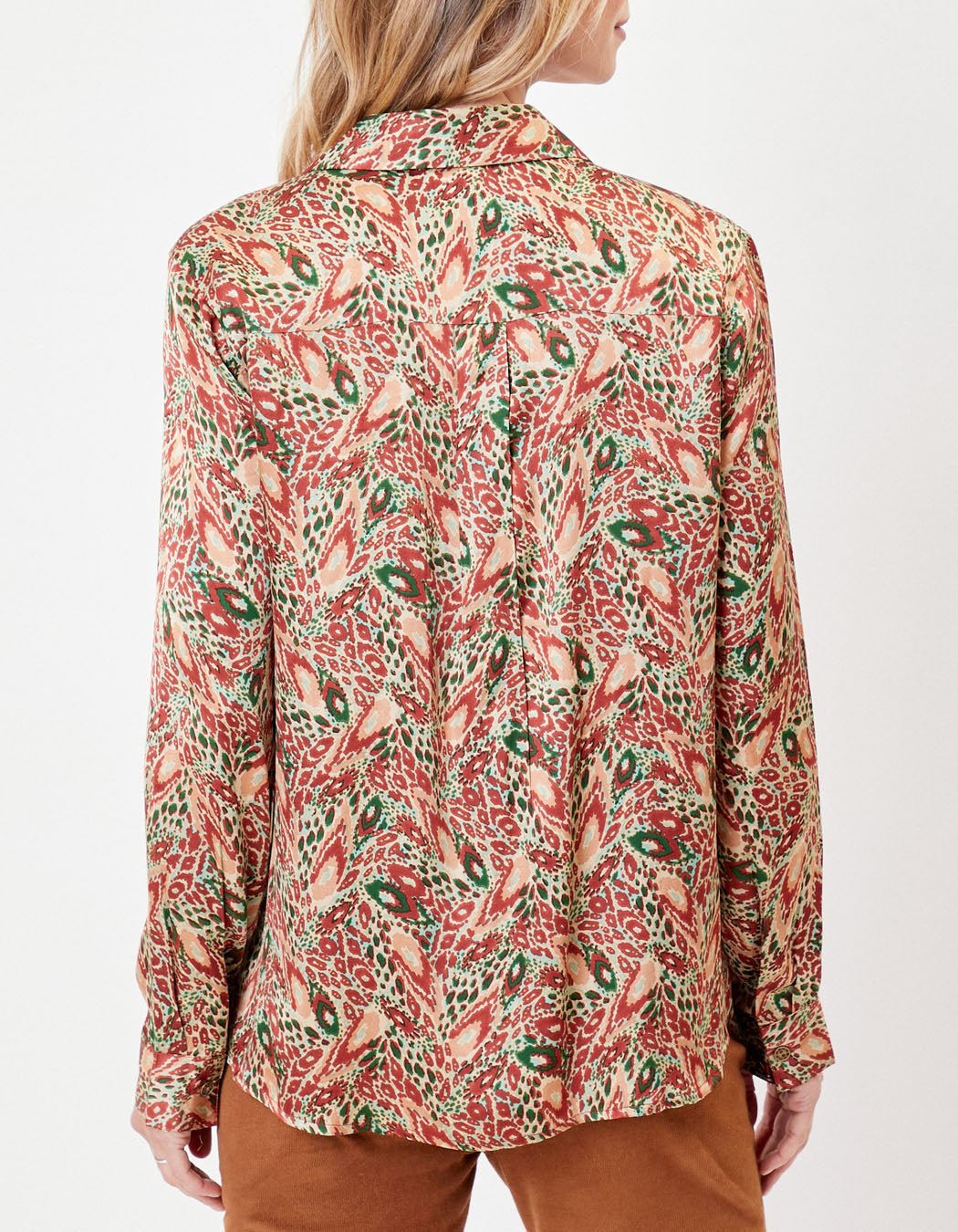 Chemise coupe droite imprimée REY