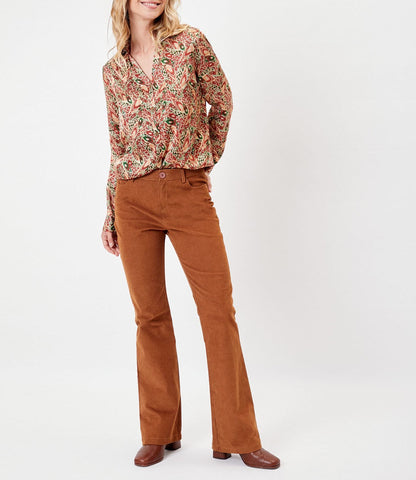 Chemise coupe droite imprimée REY