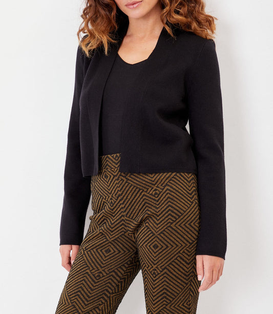Gilet court maille unie SAGAR