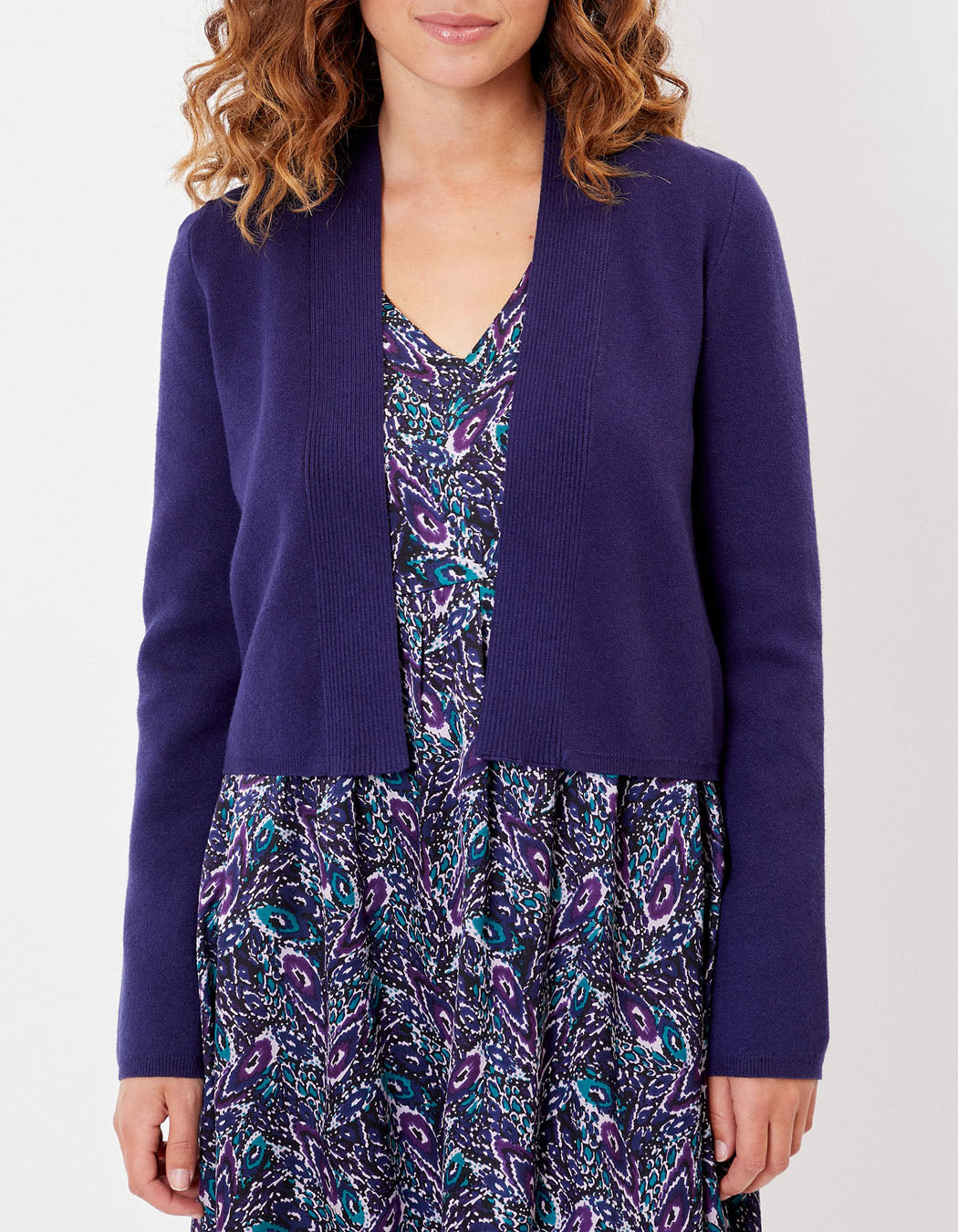 Gilet court maille unie SAGAR