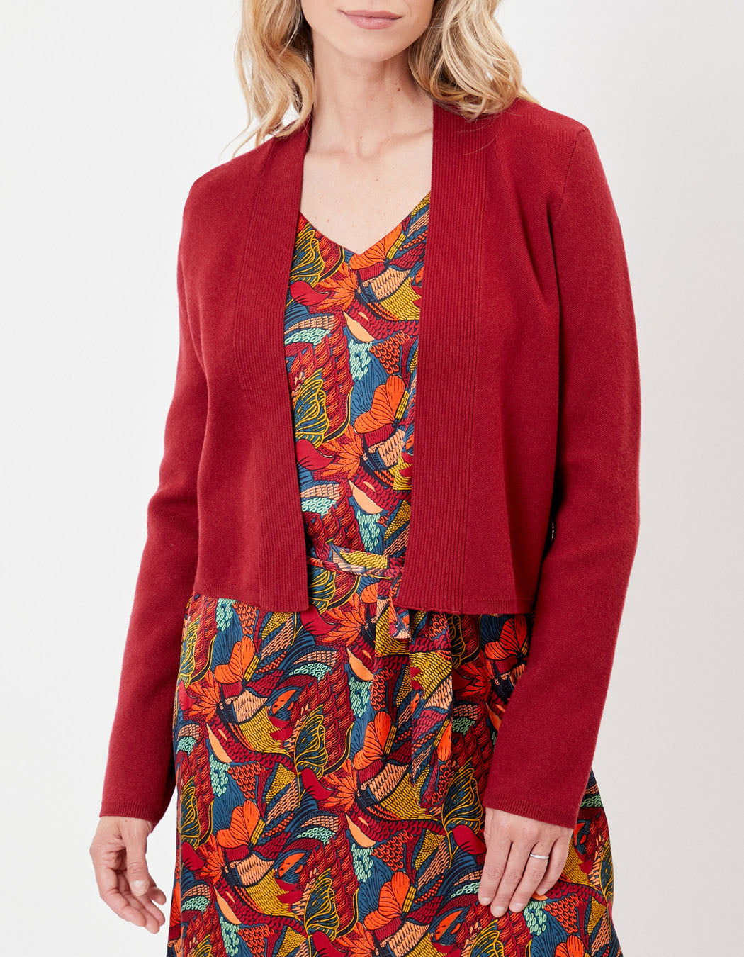 Gilet court maille unie SAGAR