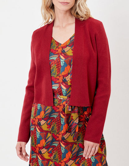 Gilet court maille unie SAGAR