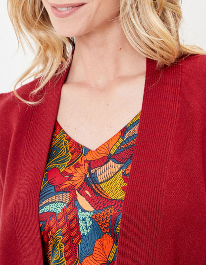 Gilet court maille unie SAGAR
