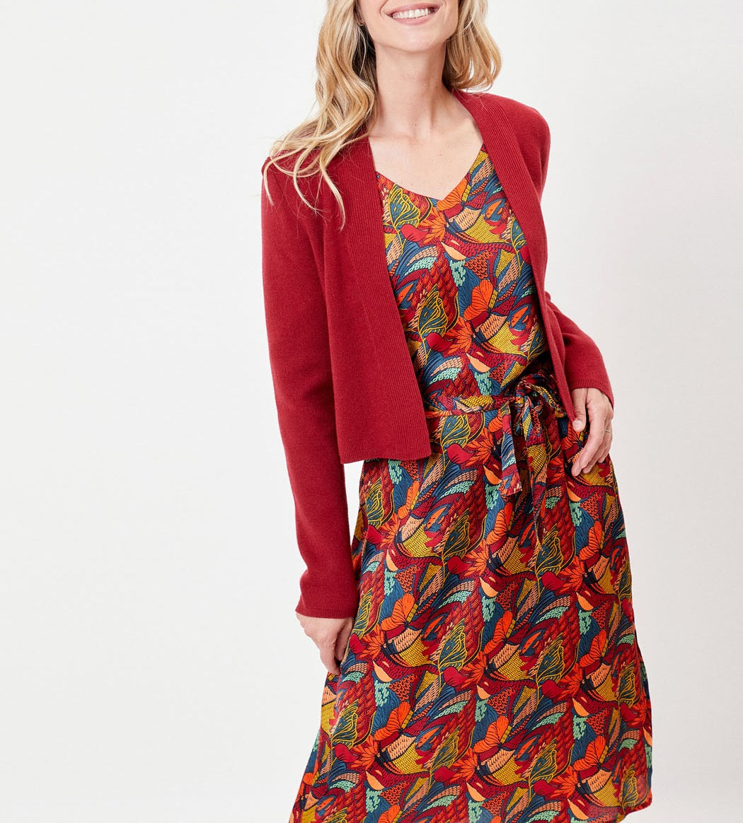Gilet court maille unie SAGAR
