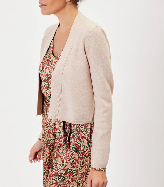 Gilet court maille unie SAGAR