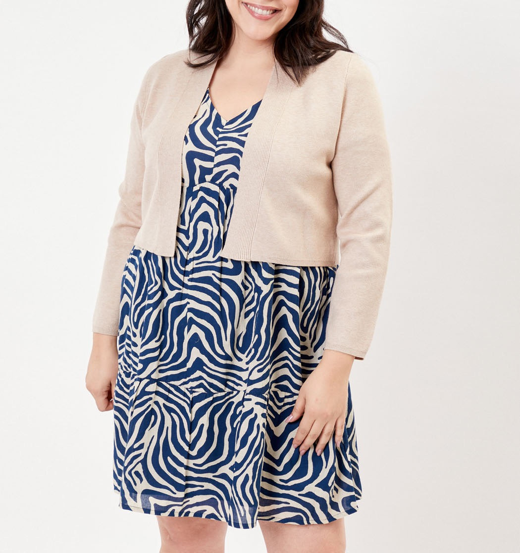 Gilet court maille unie SAGAR