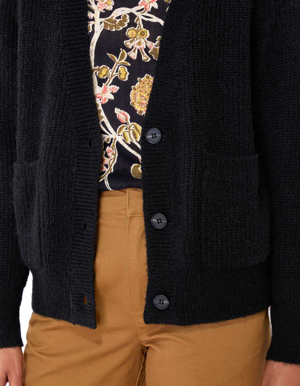 Gilet tricoté droit EKIYA