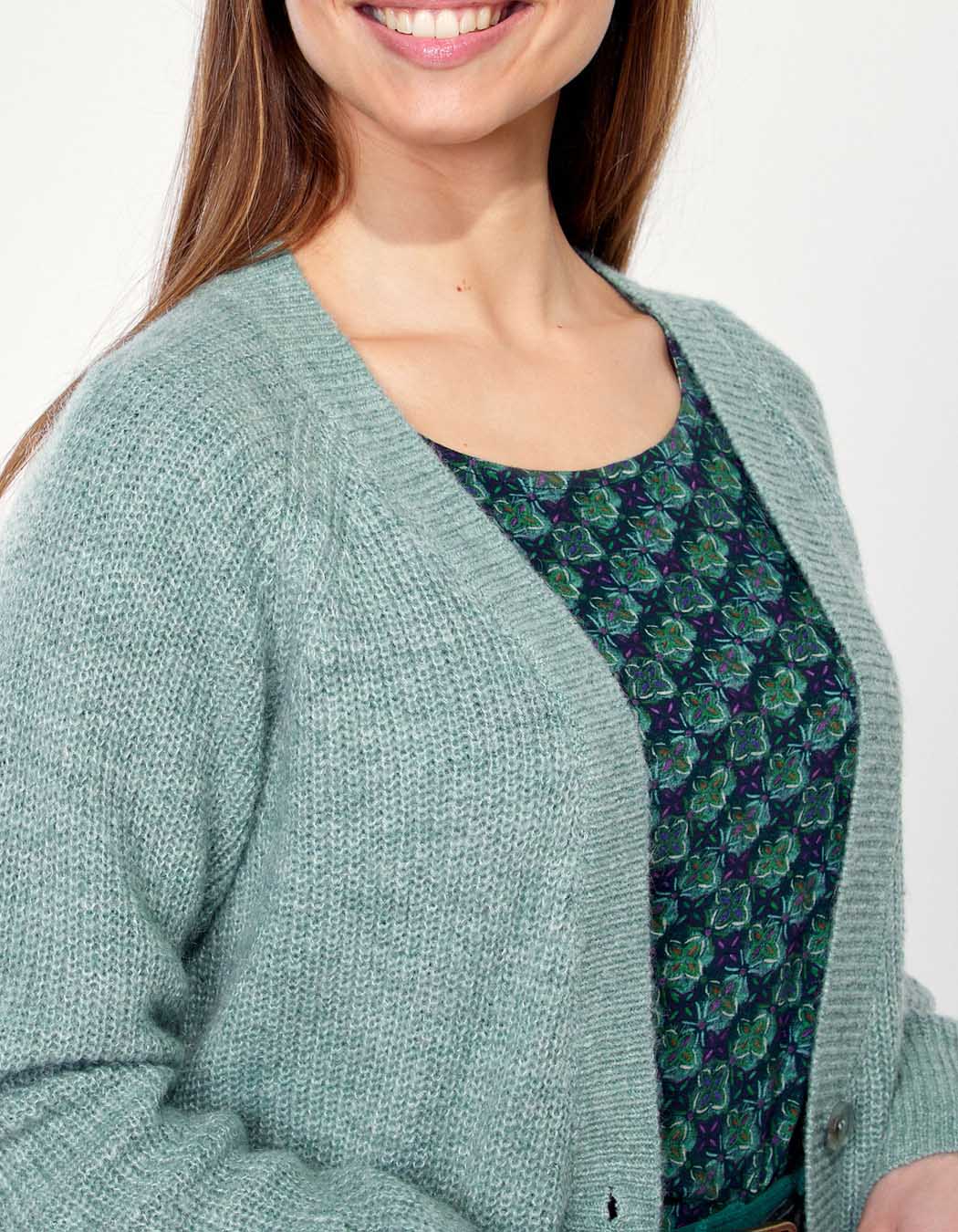 Gilet tricoté droit EKIYA
