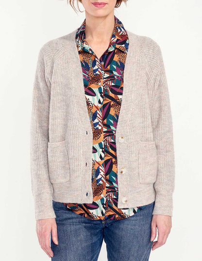 Gilet tricoté droit EKIYA