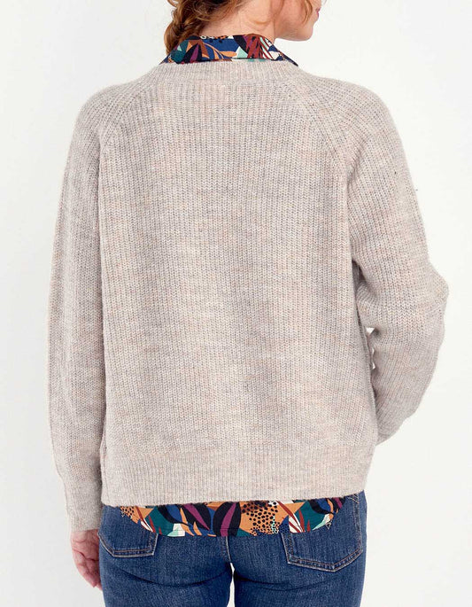 Gilet tricoté droit EKIYA