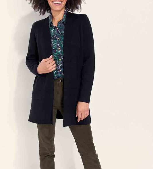 Gilet long maille unie SACHEON