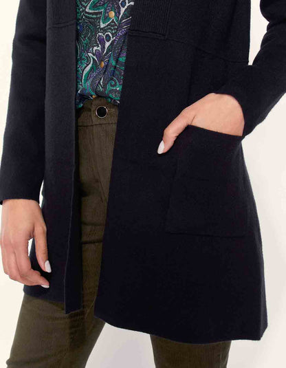 Gilet long maille unie SACHEON