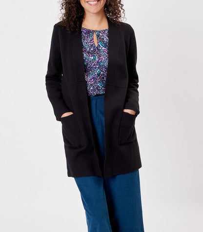 Gilet long maille unie SACHEON
