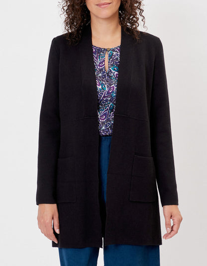 Gilet long maille unie SACHEON