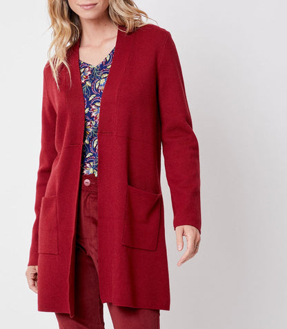 Gilet long maille unie SACHEON