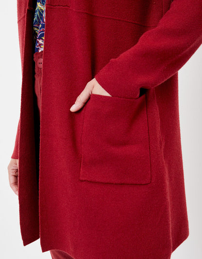 Gilet long maille unie SACHEON