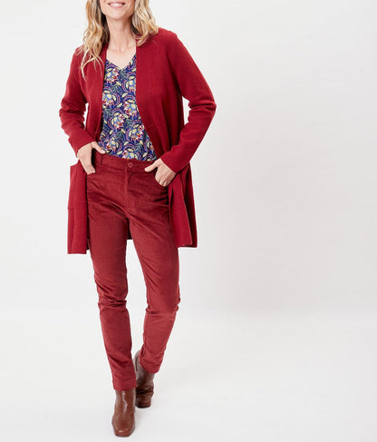 Gilet long maille unie SACHEON