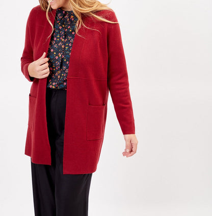 Gilet long maille unie SACHEON