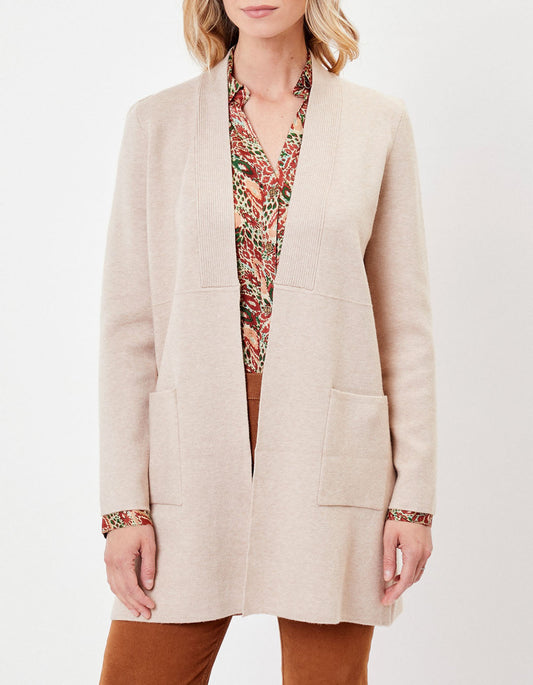 Gilet long maille unie SACHEON
