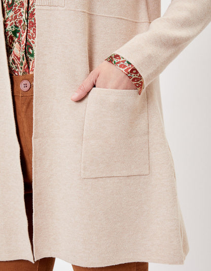 Gilet long maille unie SACHEON