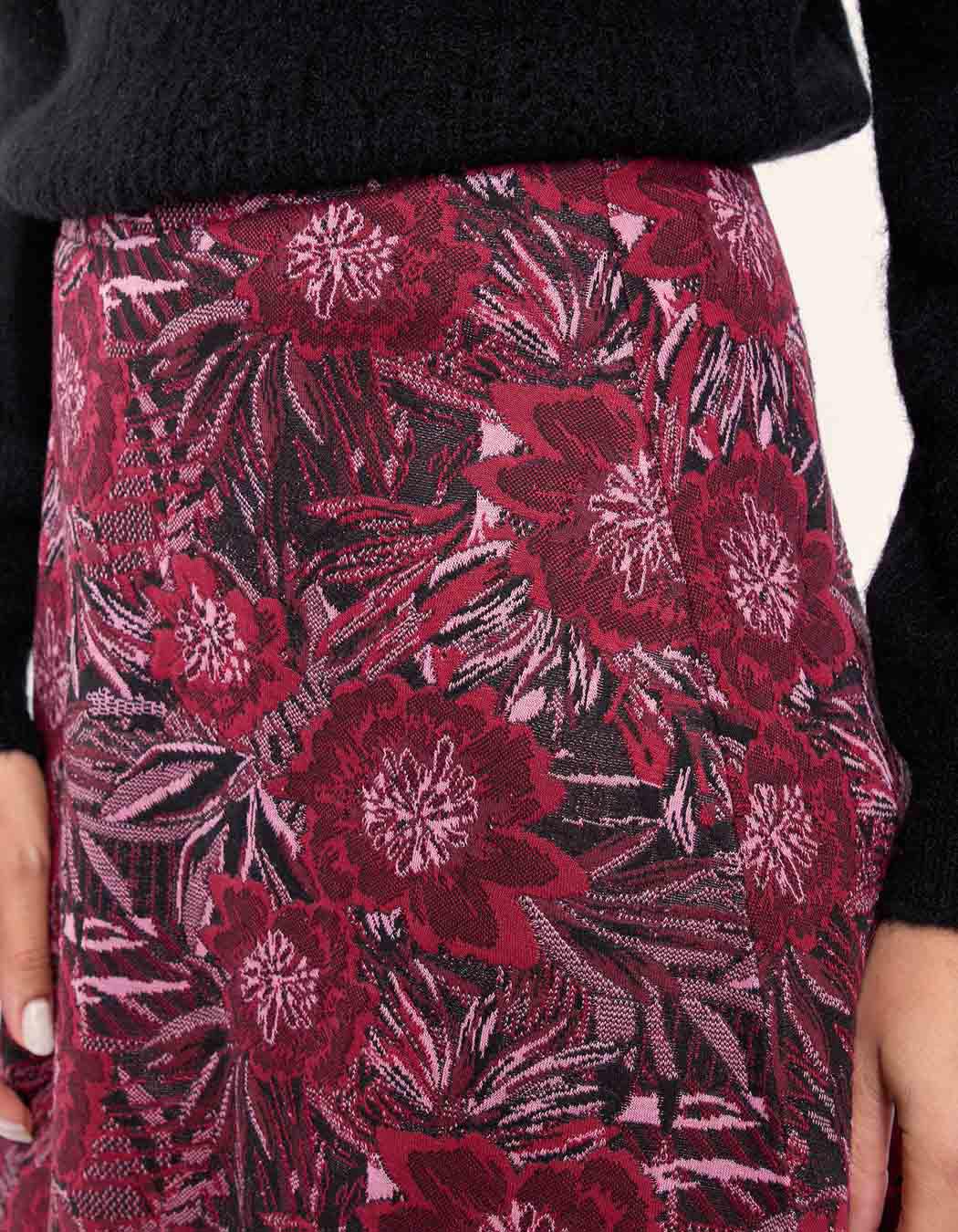 Jupe maille trapèze
 SANIWA