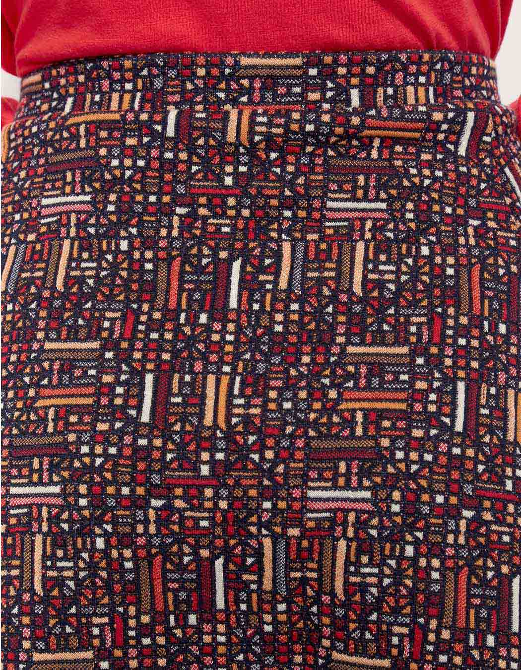 Jupe maille trapèze
 SANIWA