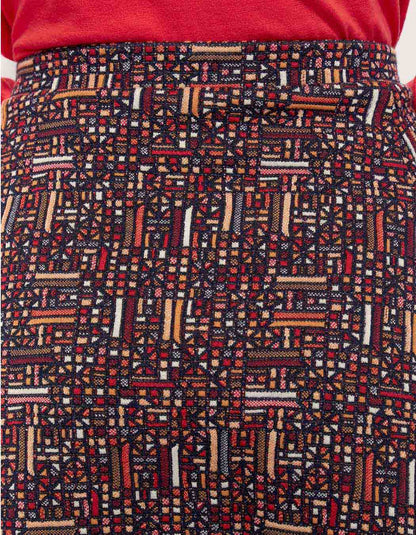 Jupe maille trapèze
 SANIWA