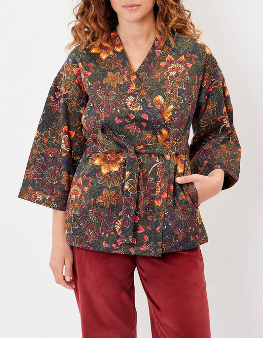Kimono Court Imprimé KIMCO
