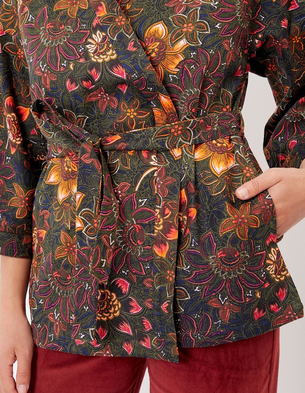 Kimono Court Imprimé KIMCO