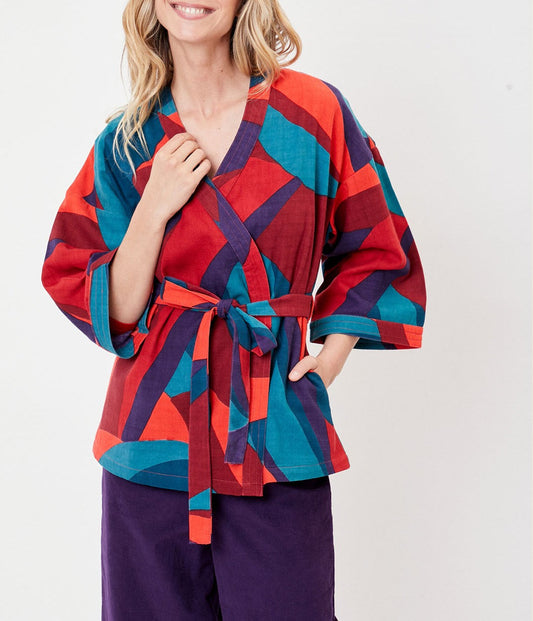 Kimono Court Imprimé KIMCO
