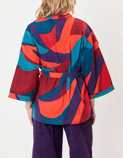 Kimono Court Imprimé KIMCO