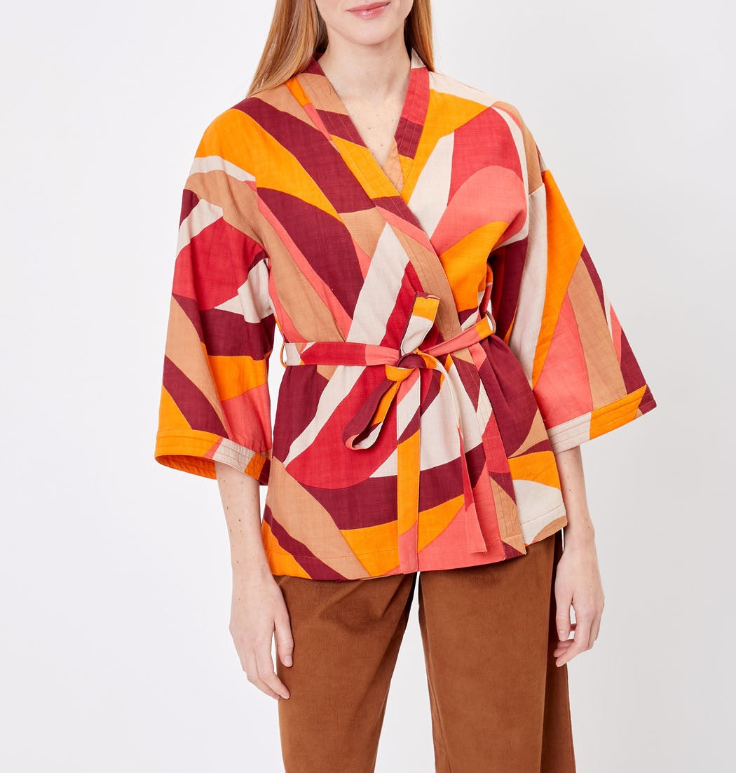 Kimono Court Imprimé KIMCO