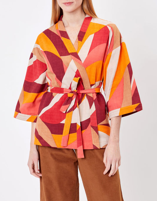 Kimono Court Imprimé KIMCO